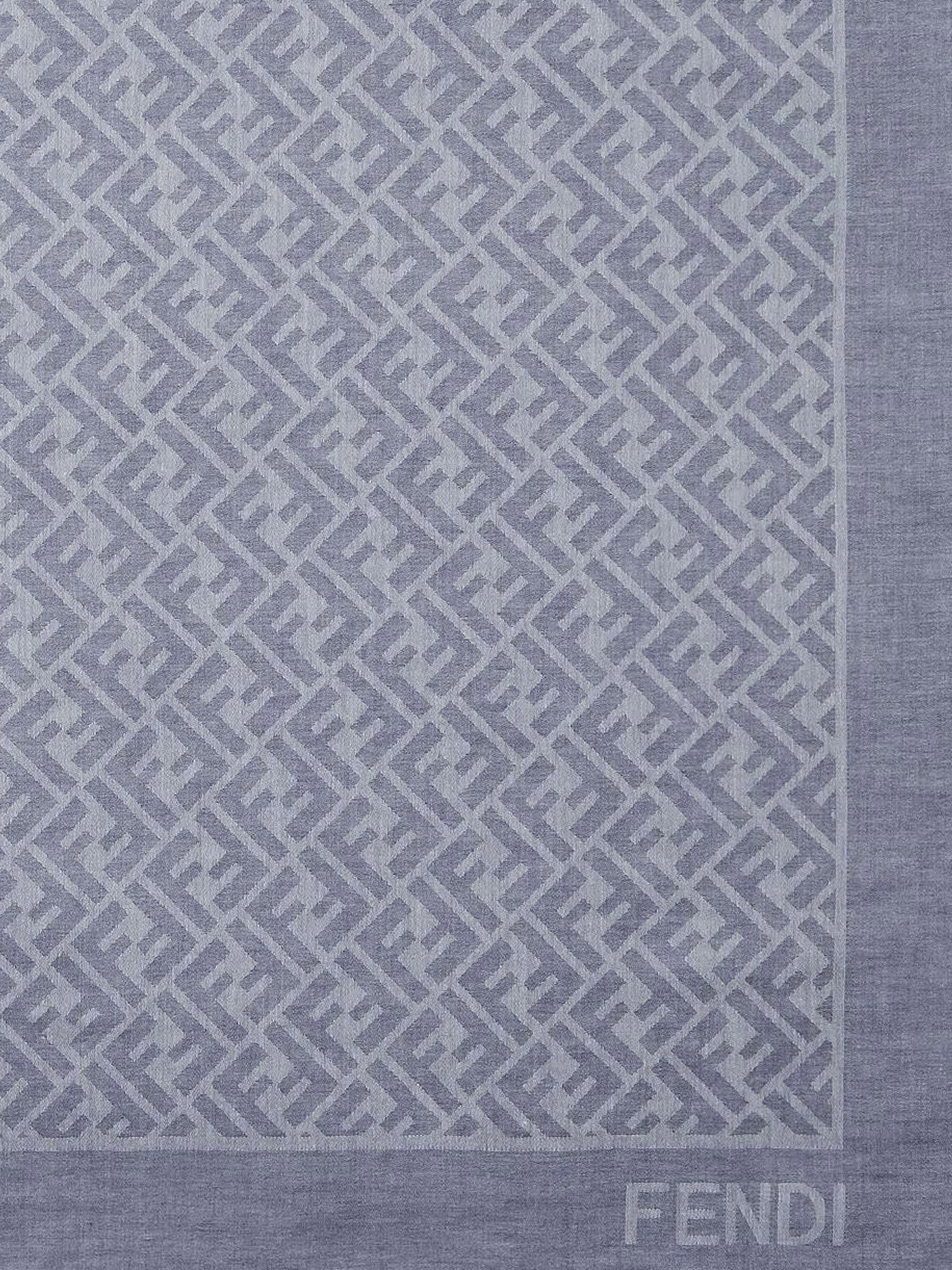 Fendi FF jacquard cotton shawl