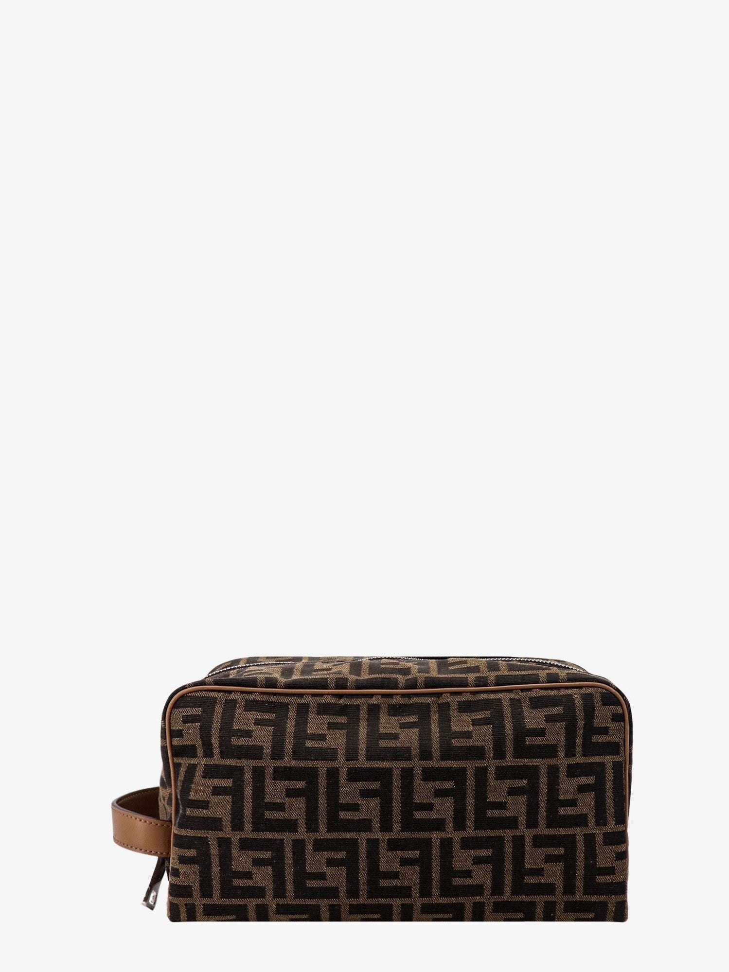 Fendi FF Jacquard fabric Beauty Case Medium