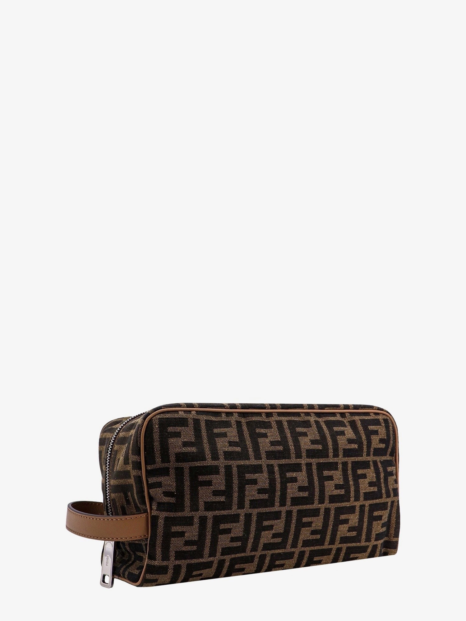 Fendi FF Jacquard fabric Beauty Case Medium
