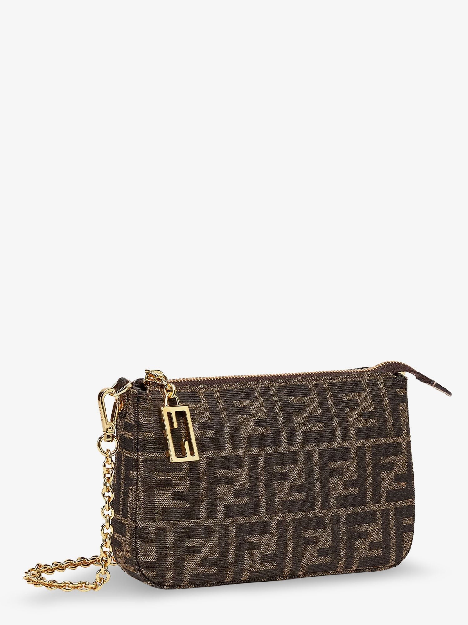 Fendi FF žakárová taštička Baguette
