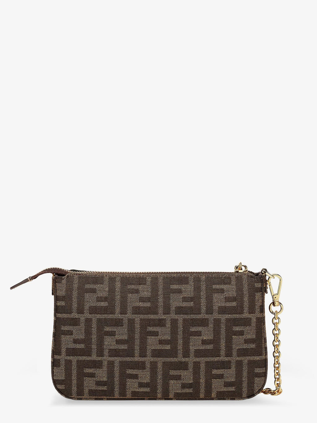 Bolsa Fendi Pouch Baguette de tejido jacquard FF