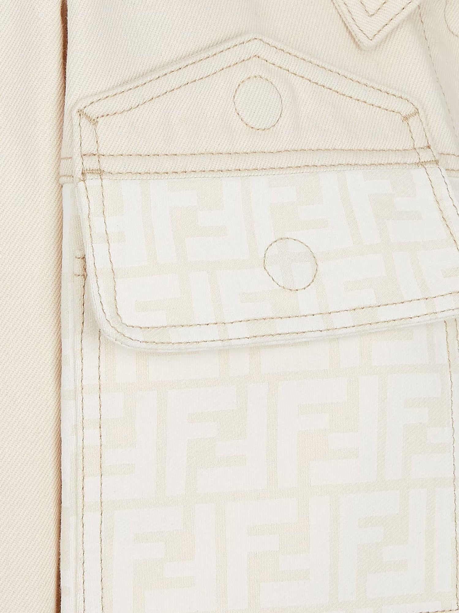 Fendi FF オフホワイト デニムジャケット | ホワイト – MoonFits
