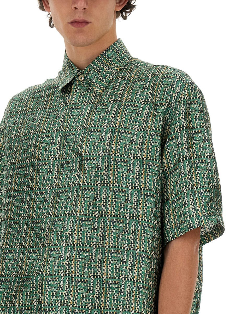 Camisa de seda Fendi FF