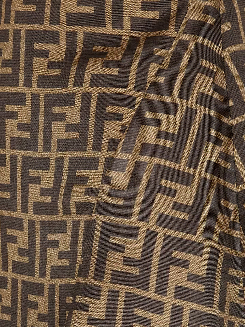 Fendi FF silk skirt