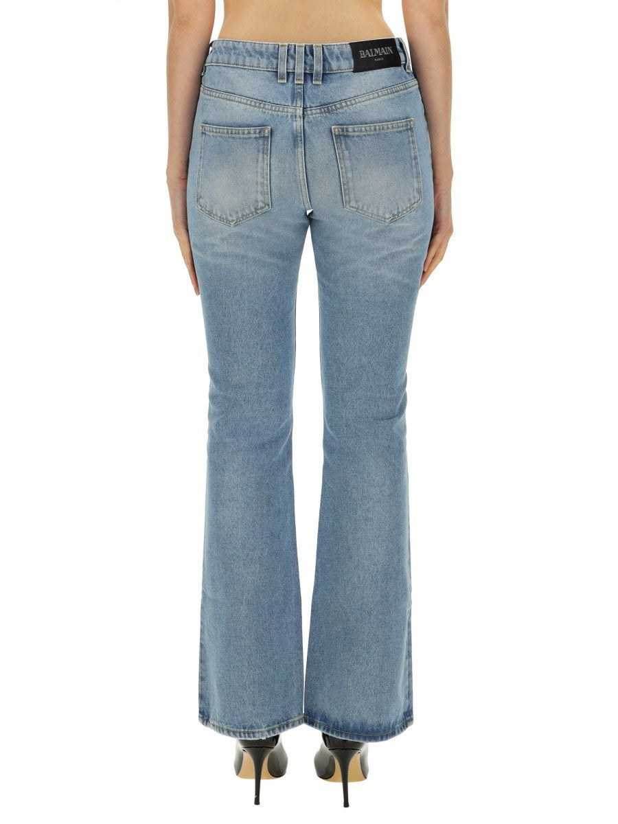 Balmain DŽÍNY FLARE FIT