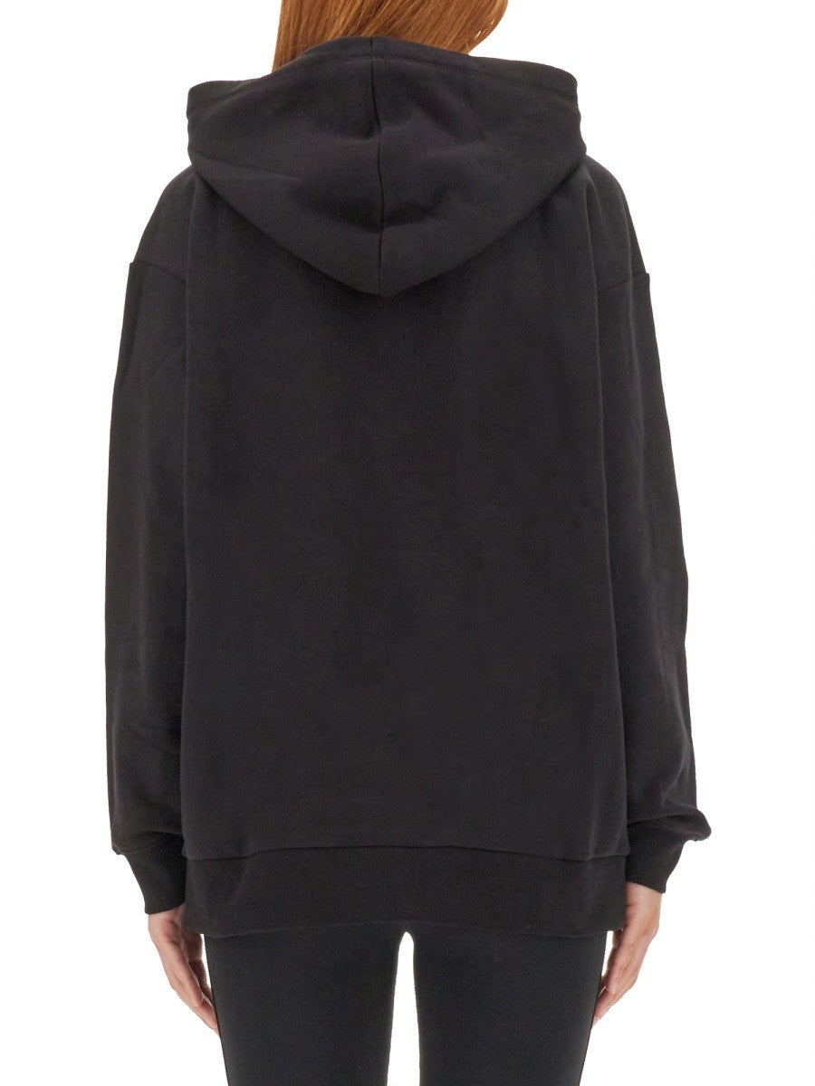 Michael By Michael Kors FLOCKED LOGO SWEATSHIRT