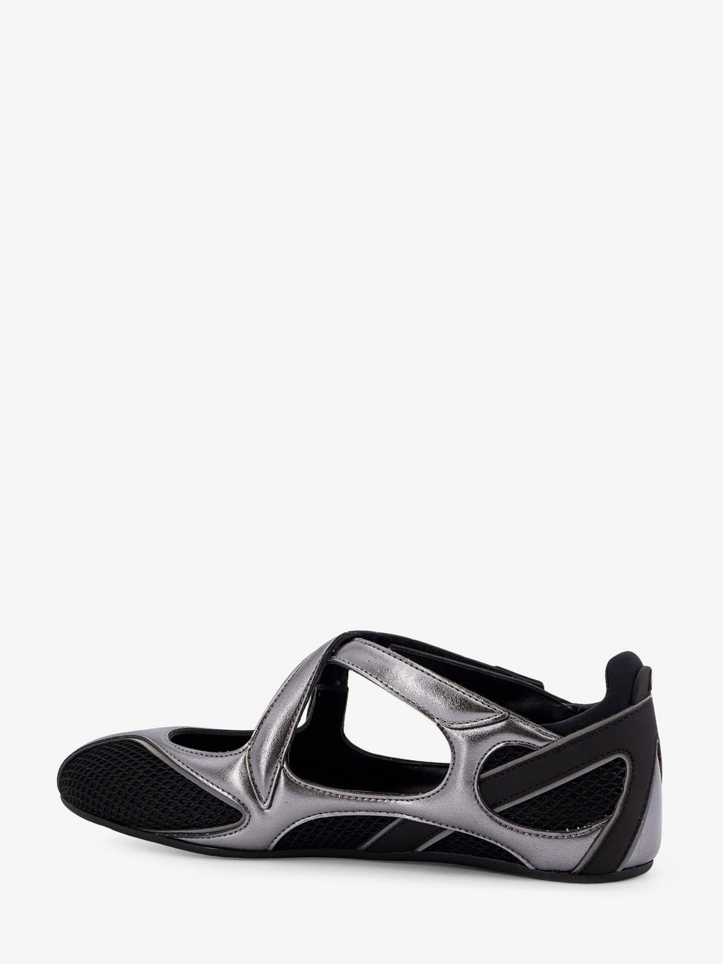 The Attico Floor 01 mesh and leather Ballerinas Flat