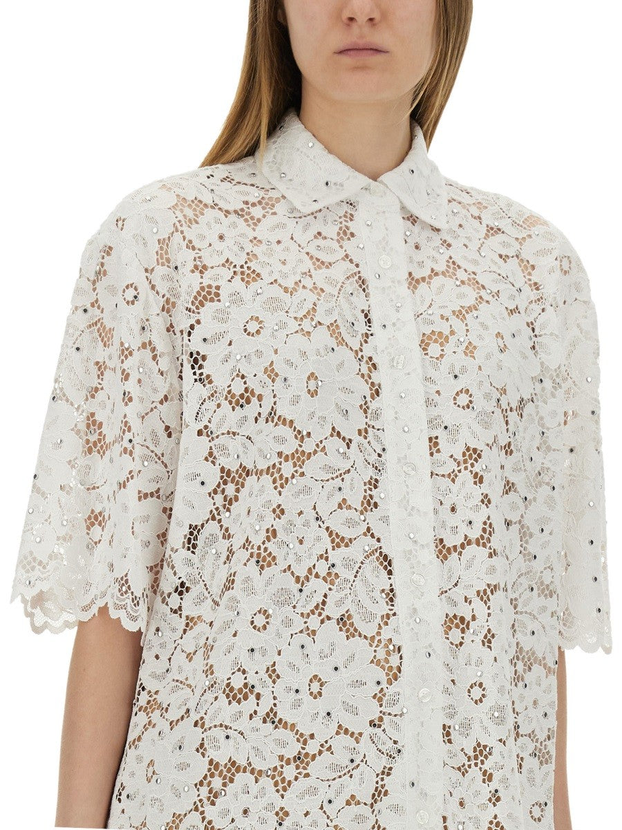 Michael By Michael Kors FLORAL LACE SHIRT