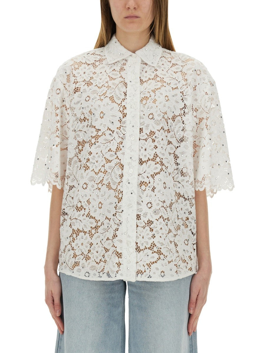 Michael By Michael Kors FLORAL LACE SHIRT