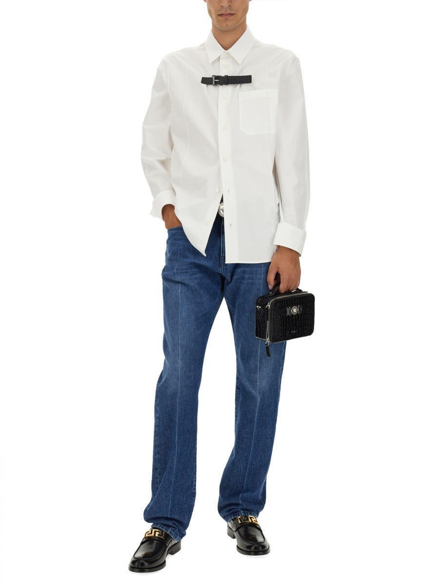 Versace FORMAL SHIRT WITH BUCKLE
