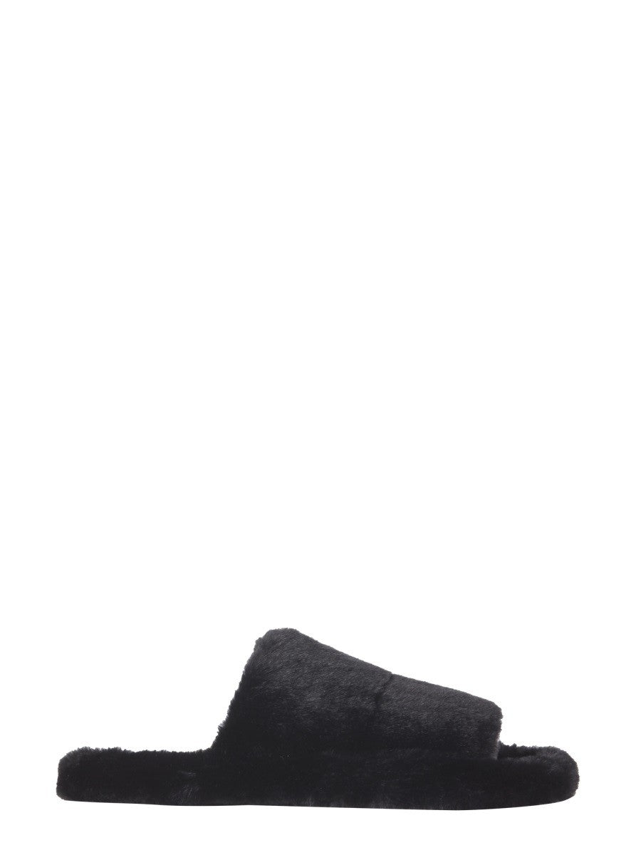 Dolce & Gabbana KOŽEŠINOVÉ SANDÁLY