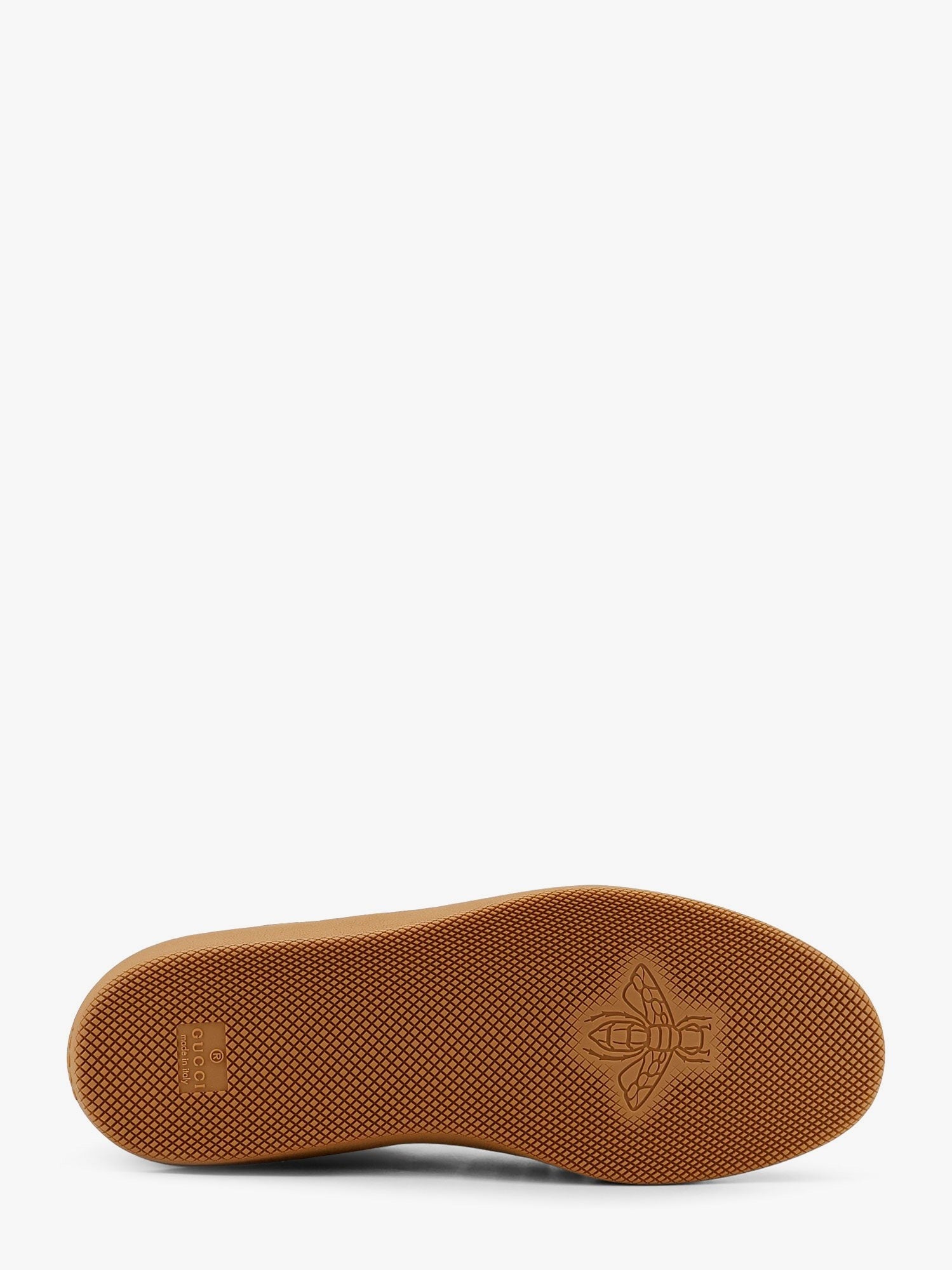 Gucci G75 low-top Supreme GG fabric and suede sneakers