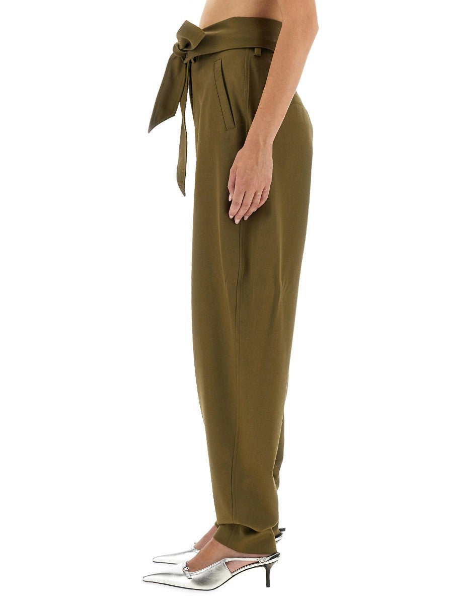 The Attico GABARDINE LONG PANTS
