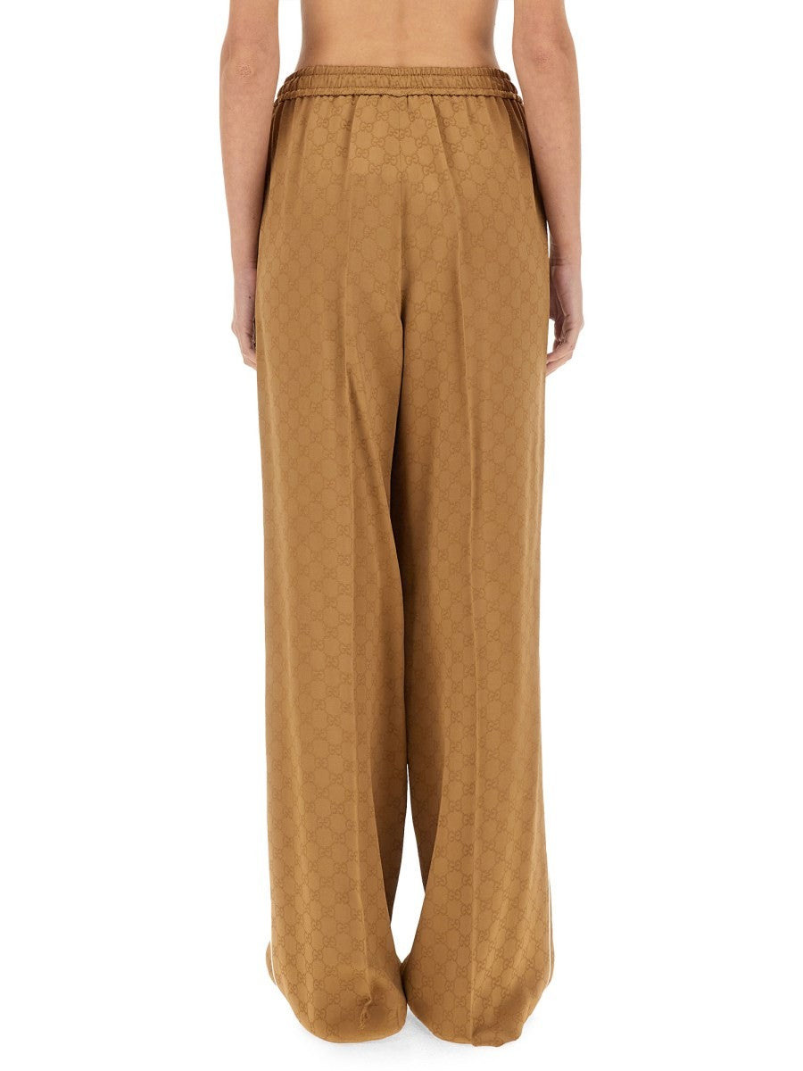 Pantalon jacquard Gucci GG