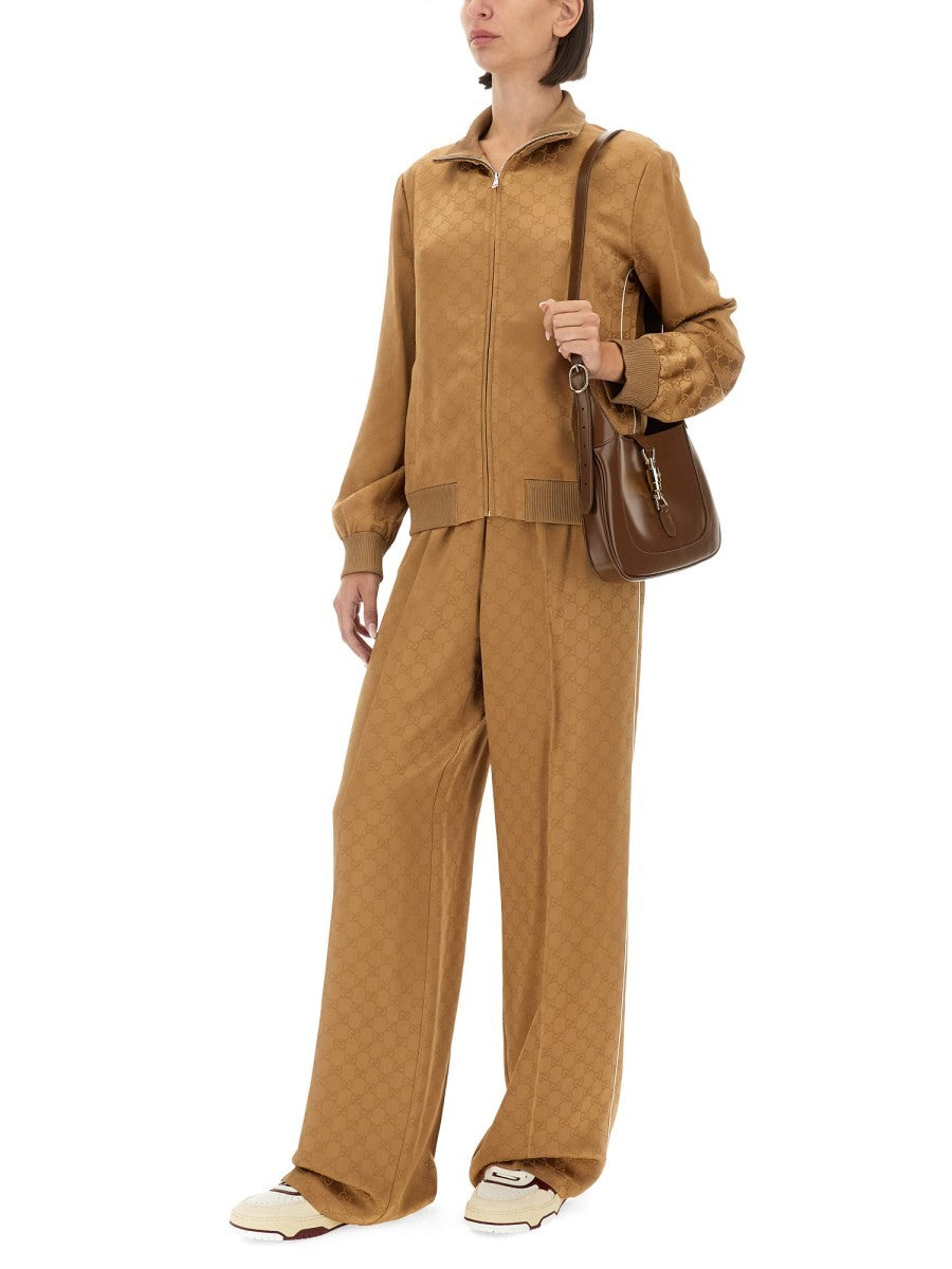Pantalon jacquard Gucci GG