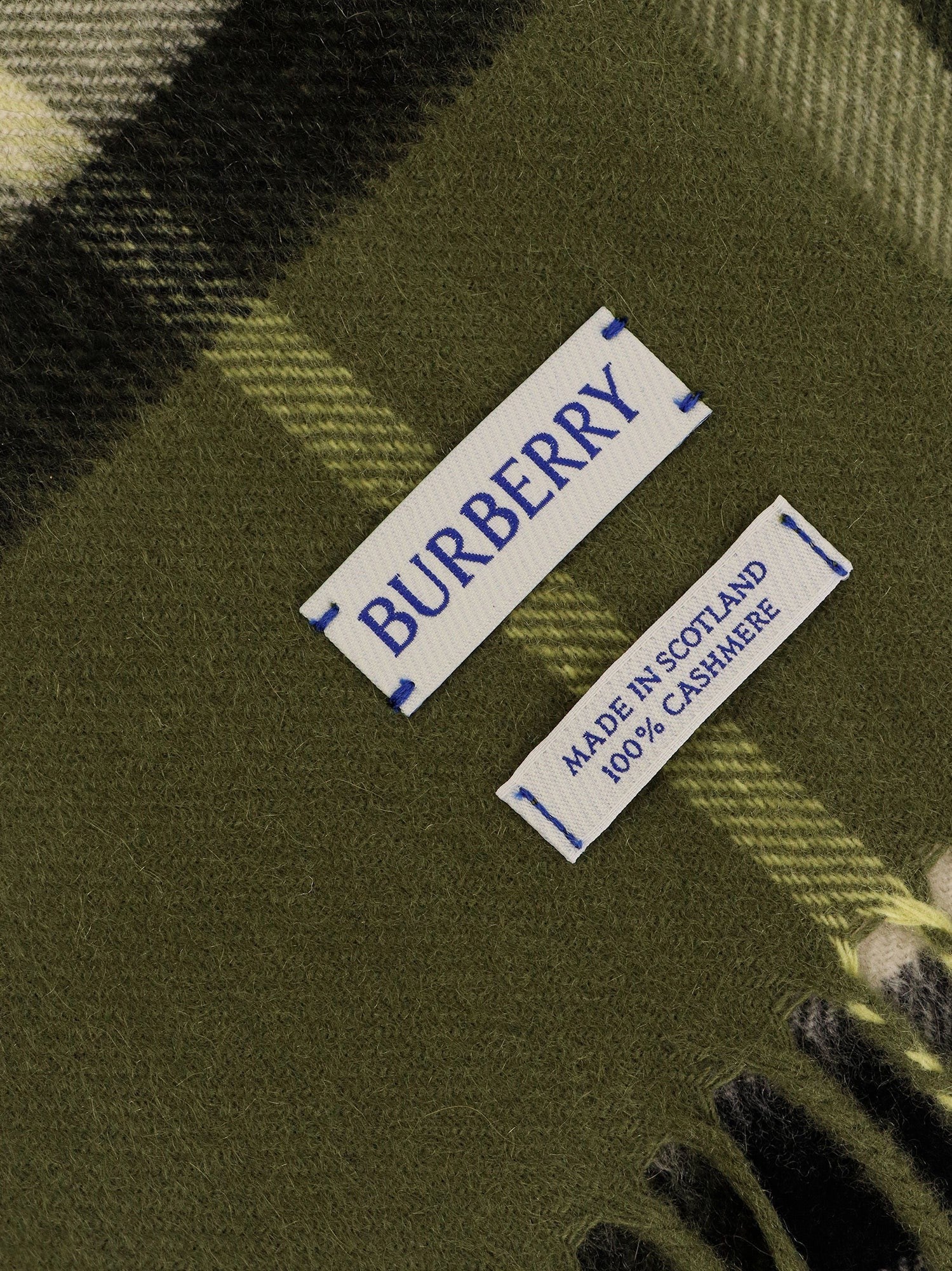 Burberry Giant Check cashmere scarf