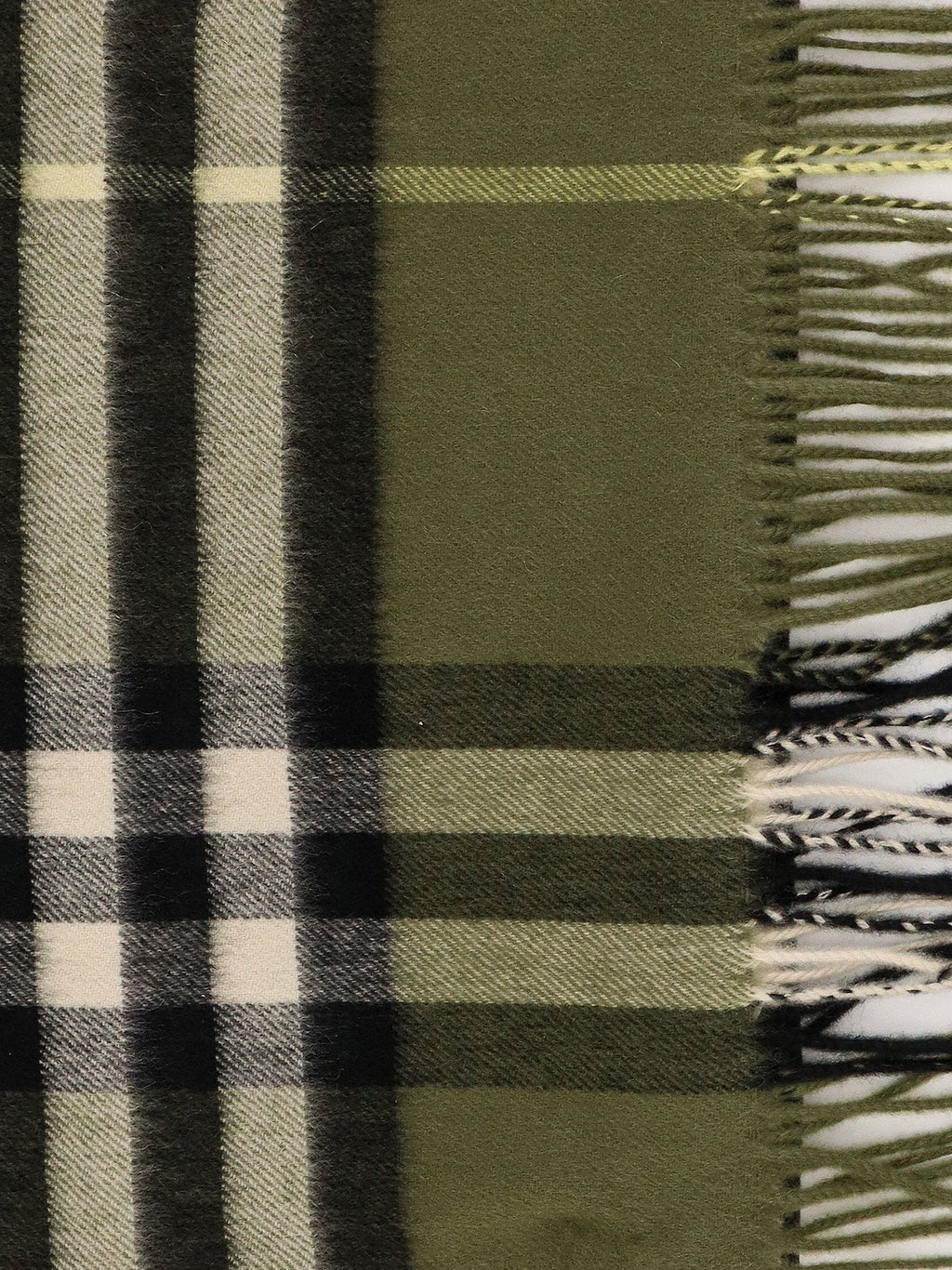 Burberry Giant Check cashmere scarf