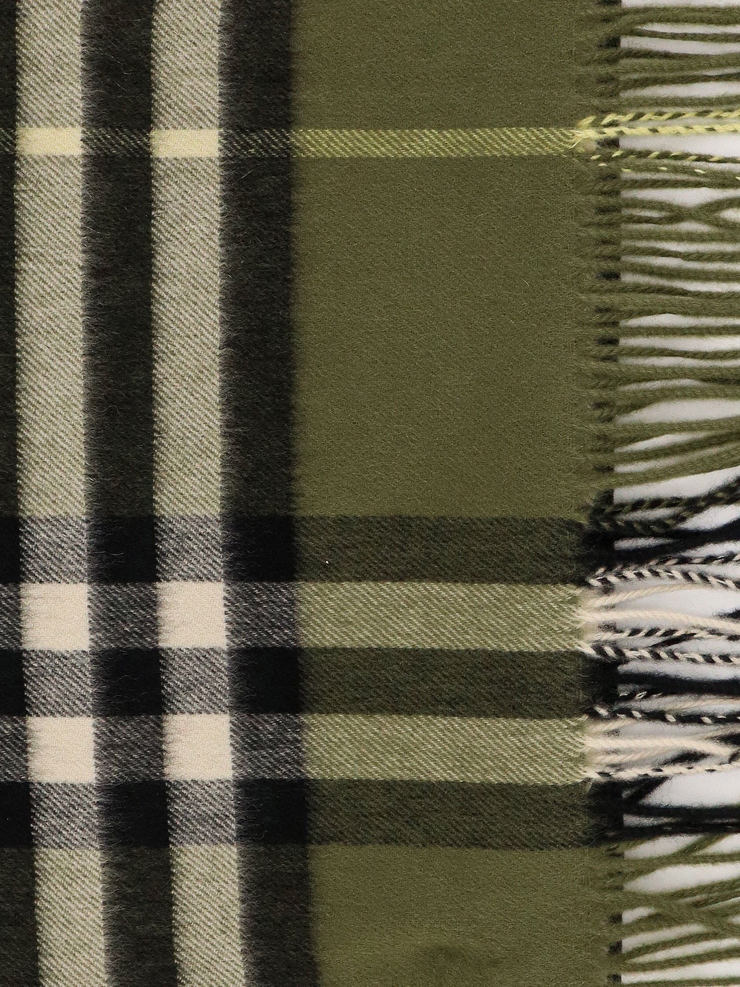 Burberry Giant Check cashmere scarf