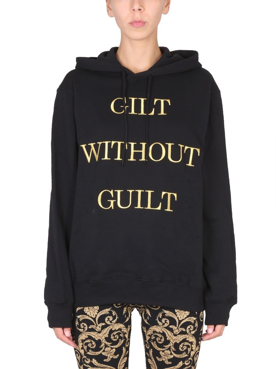 Moschino "GILT WITHOUT GUILT" SWEATSHIRT