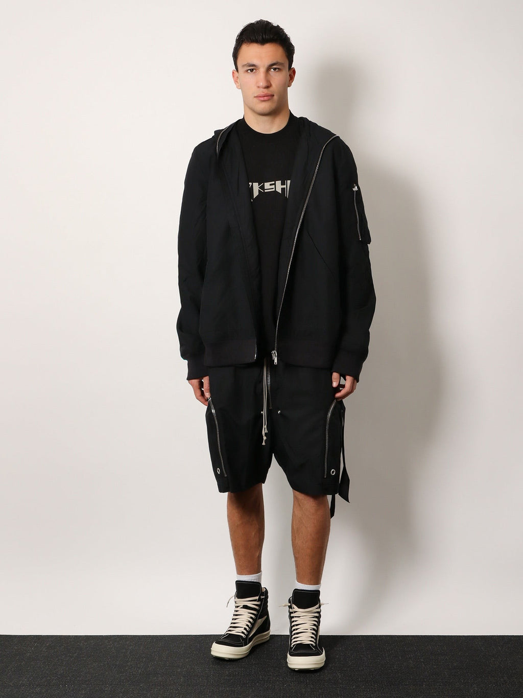 Drkshdw Gimp flight bomber lyocell jacket
