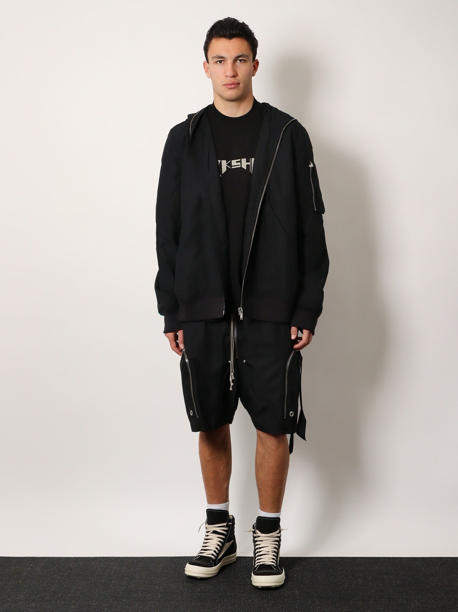 Drkshdw Gimp flight bomber lyocell jacket