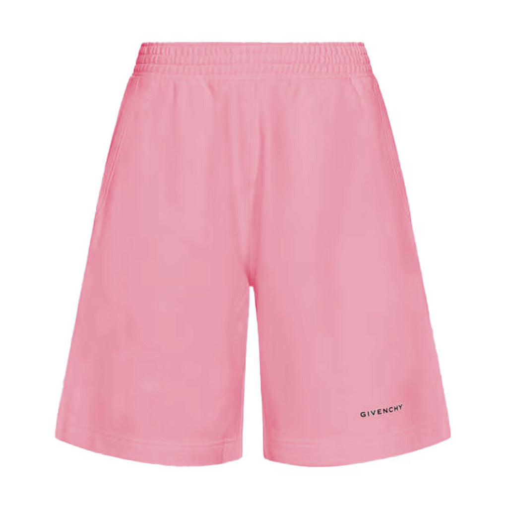 Givenchy men's pink cotton casual shorts front view