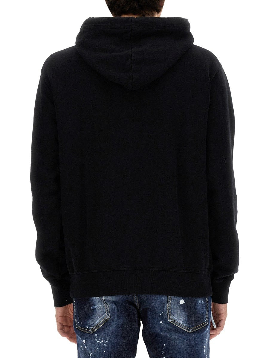 Dsquared2 GLOBETROTTER MAJICA S KAPULJAČOM