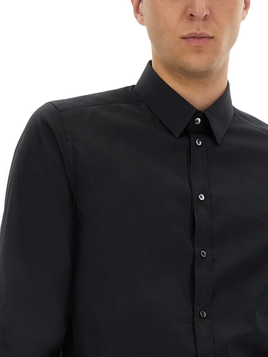 Dolce & Gabbana SKJORTA I BOMULL MED GOLD FIT
