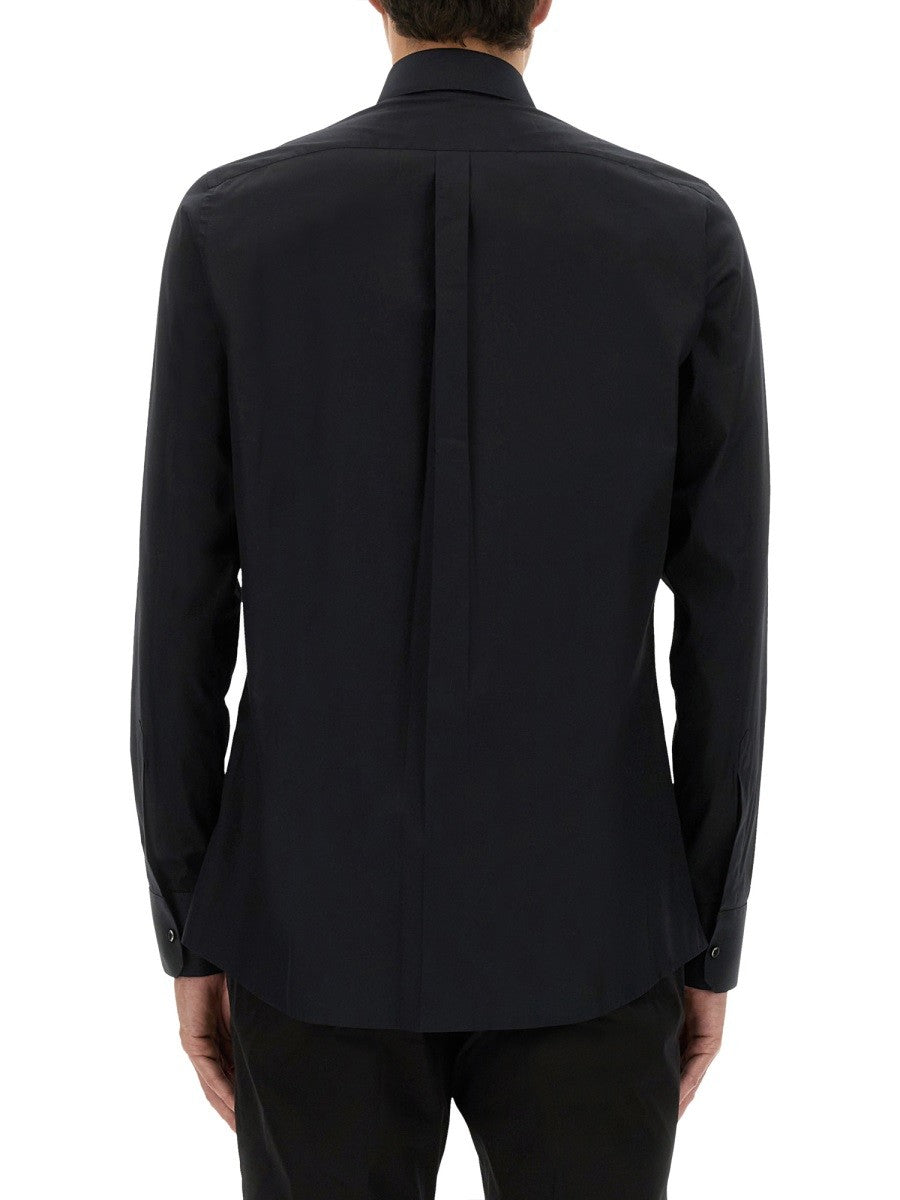 Dolce & Gabbana SKJORTA I BOMULL MED GOLD FIT
