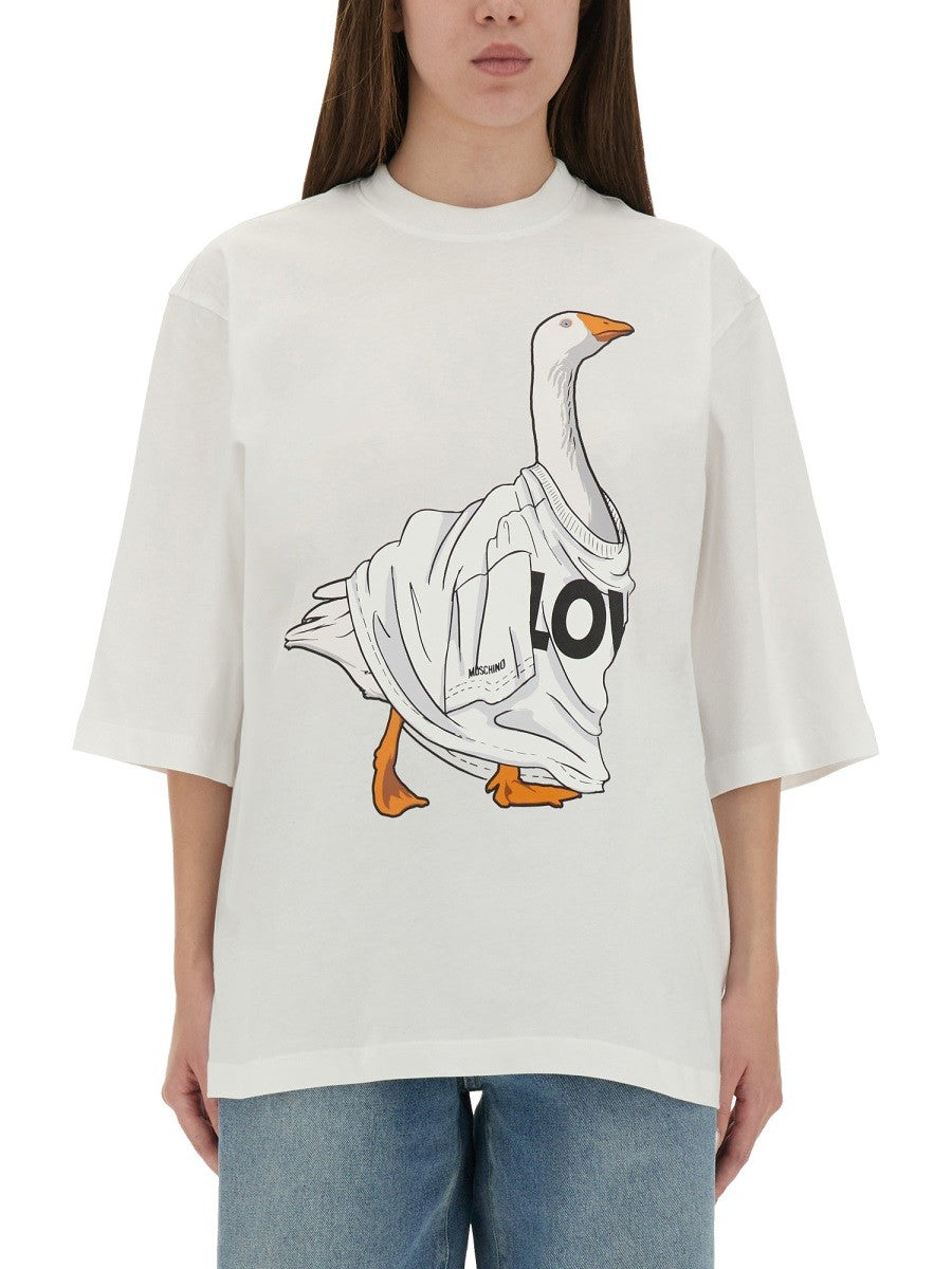 Moschino "GOOSE" T-SHIRT ΖΕΡΣΕΪ