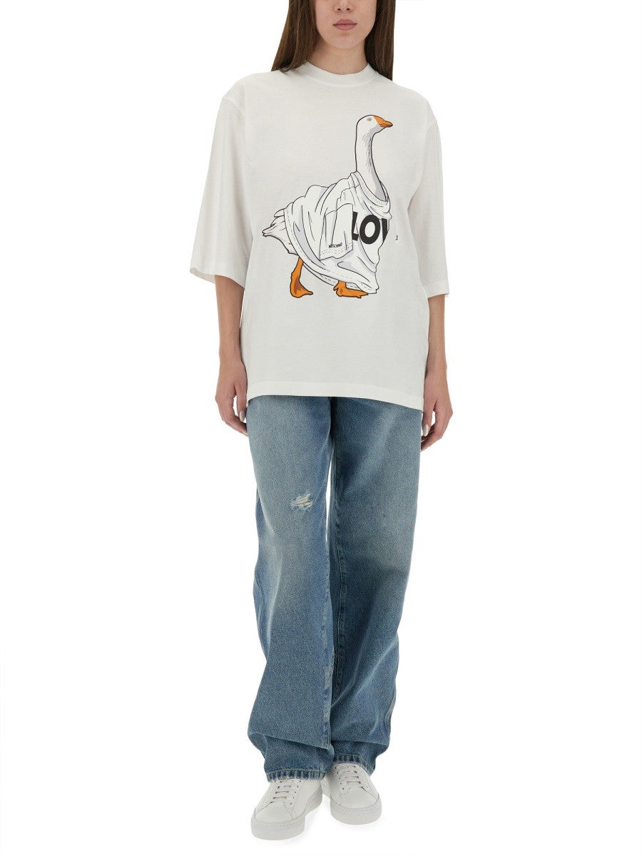 Moschino "GOOSE" T-SHIRT ΖΕΡΣΕΪ