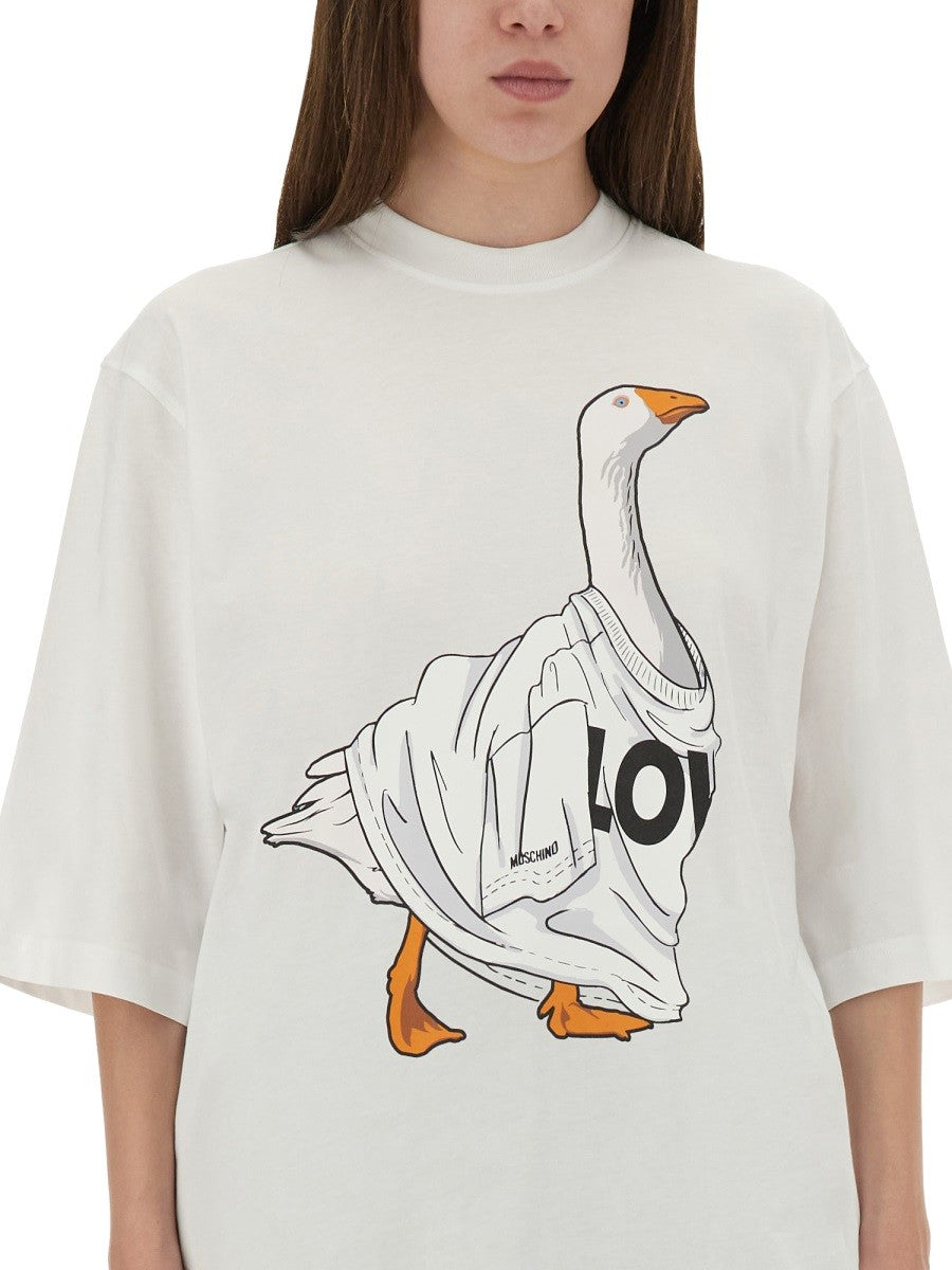 Moschino "GOOSE" T-SHIRT ΖΕΡΣΕΪ