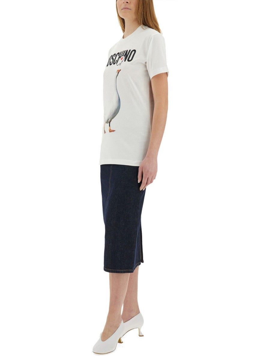 Moschino "GOOSE" MARŠKINĖLIAI