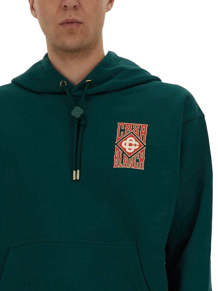 Casablanca GOTHIC STACKED LOGO Mikina