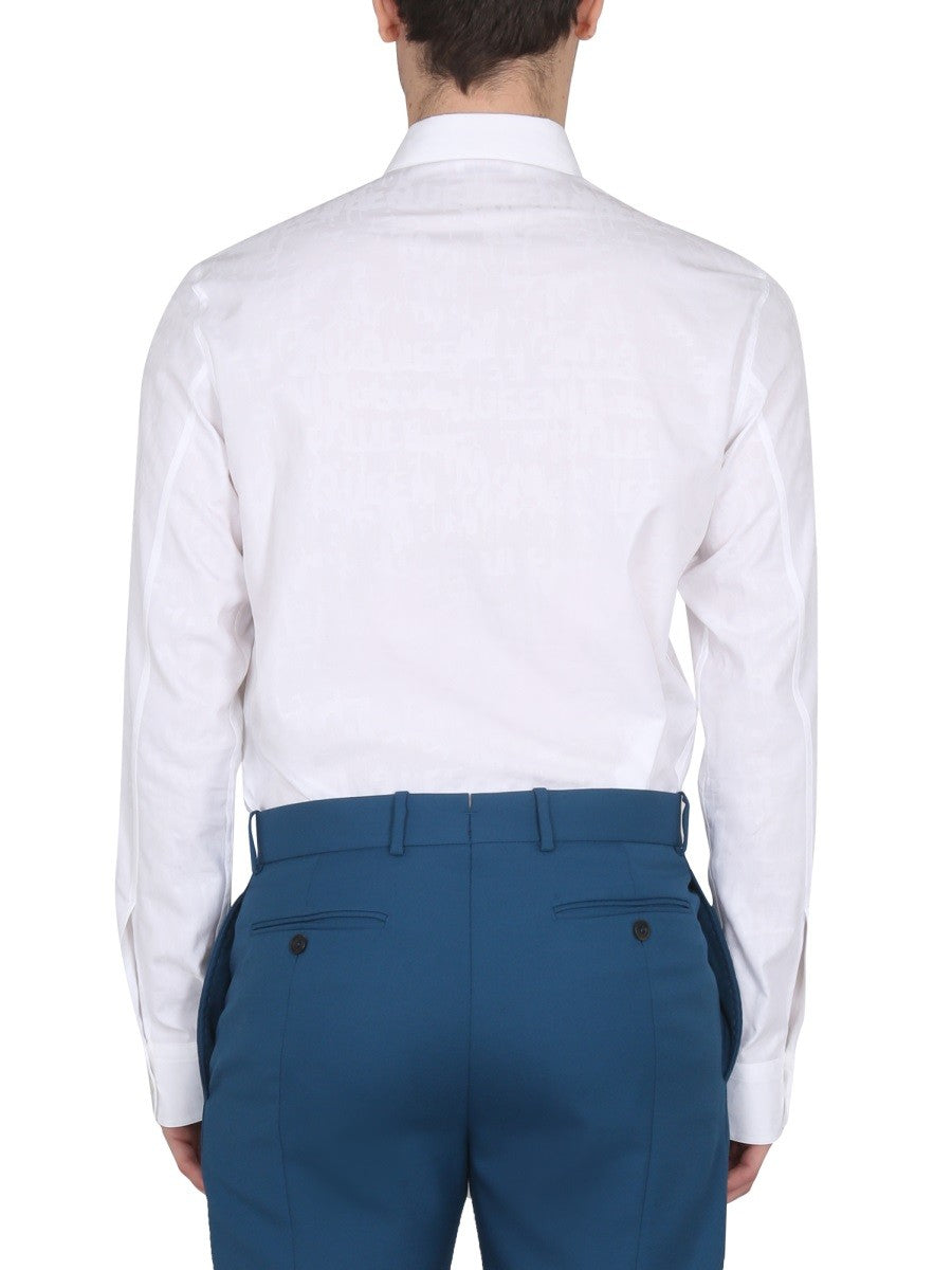 Alexander Mcqueen GRAFFITI LOGO OVERHEMD
