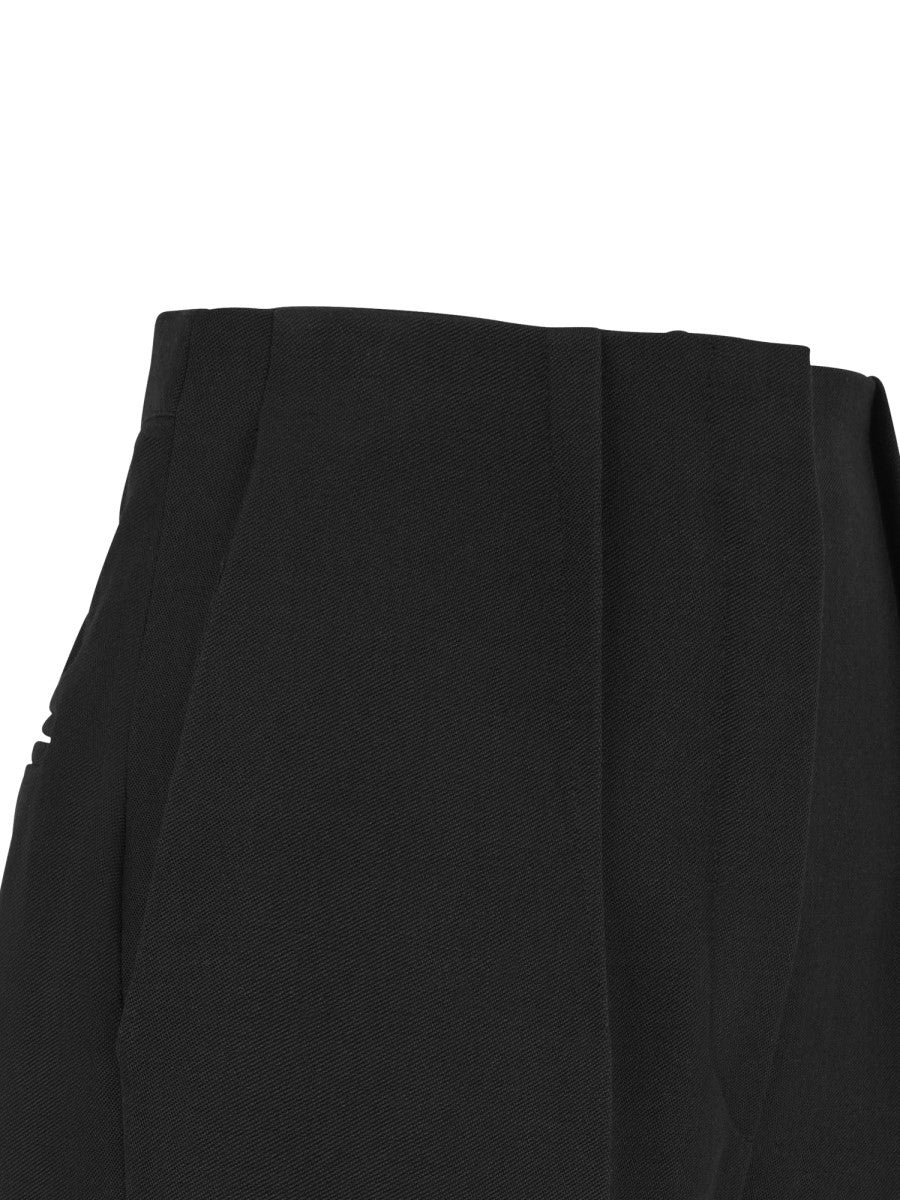 Fendi VLNĚNÉ KALHOTY GRAIN DE POUDRE