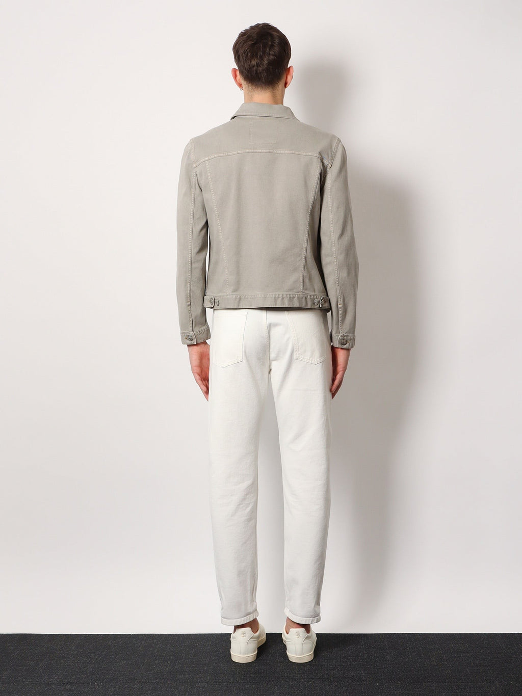 Brunello Cucinelli Graue Jeansjacke