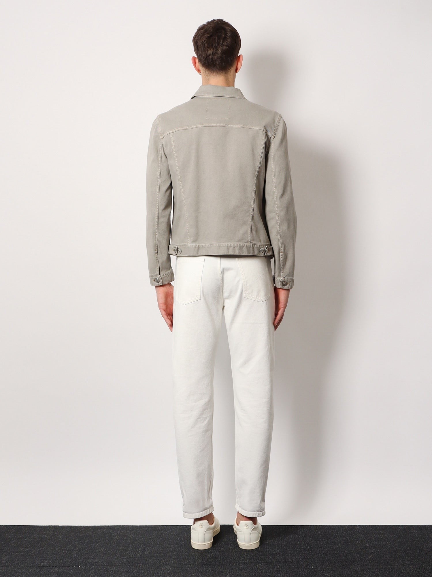 Brunello Cucinelli Graue Jeansjacke