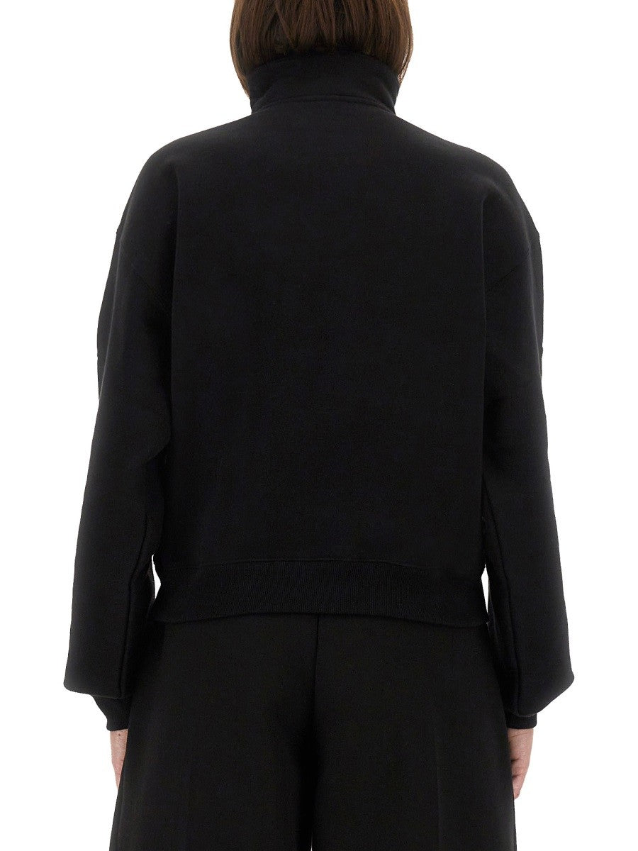 Jacquemus GROSGRAIN SWEATSHIRT MIT ROLLKRAGEN
