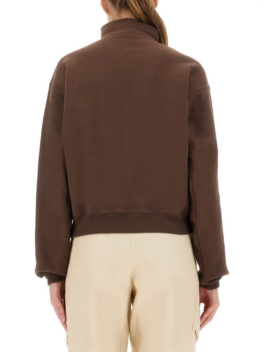 Jacquemus GROSGRAIN SWEATSHIRT MIT ROLLKRAGEN
