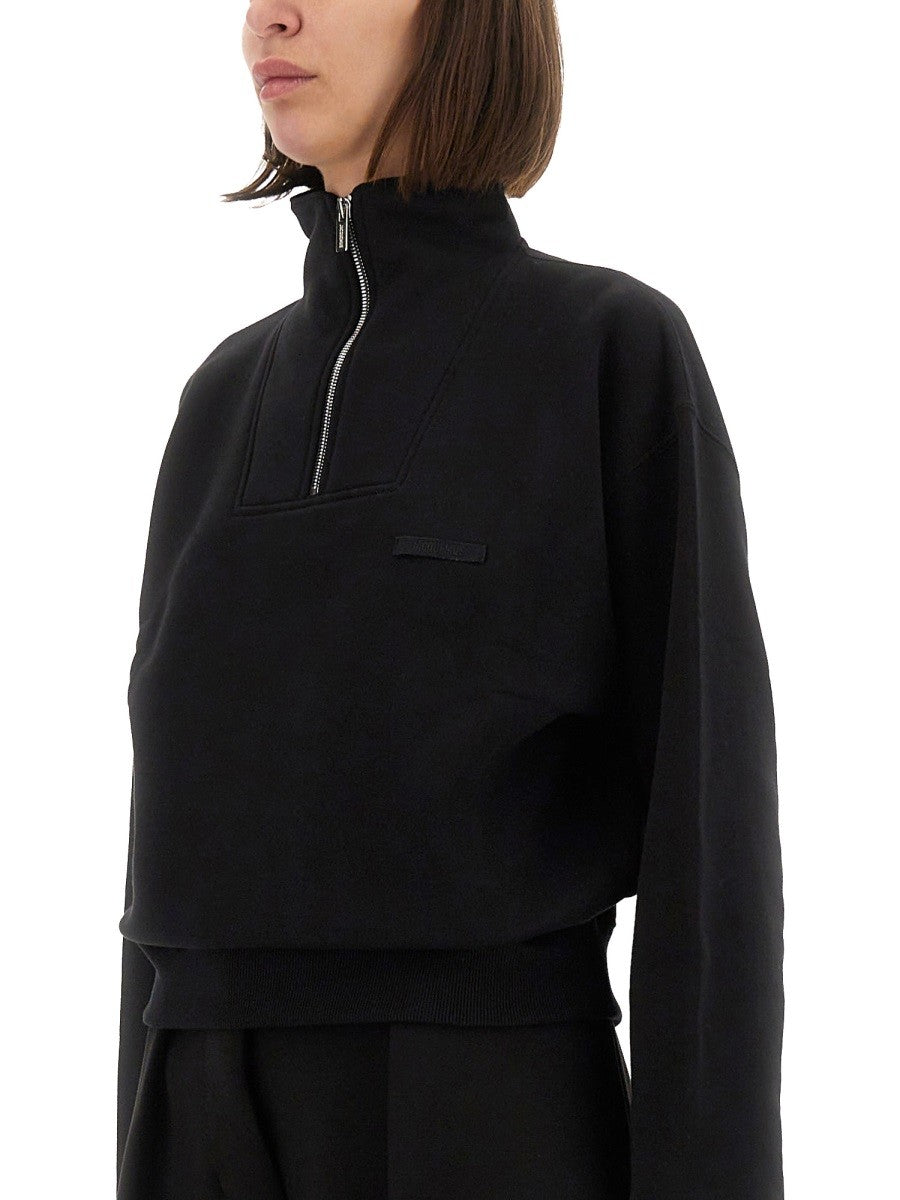 Jacquemus GROSGRAIN SWEATSHIRT MIT ROLLKRAGEN