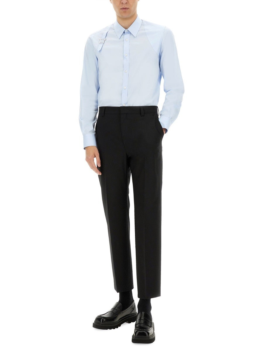 Alexander Mcqueen HARNESS SHIRT WITH T BUCKLE