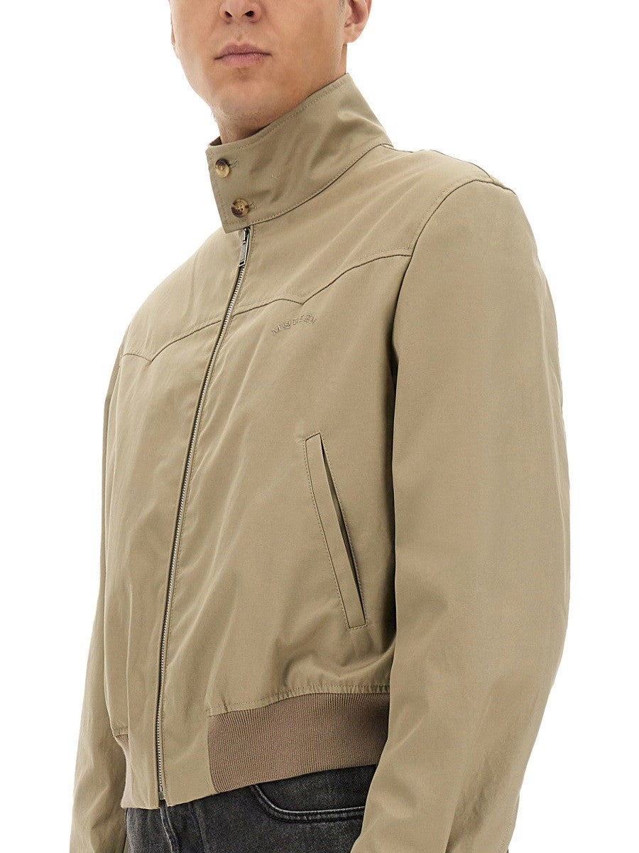 Alexander Mcqueen HARRINGTON CROPPED JACKET