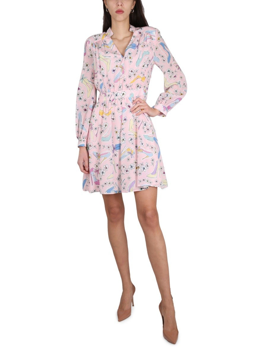Boutique Moschino "HEELS AND FLOWERS" JURK