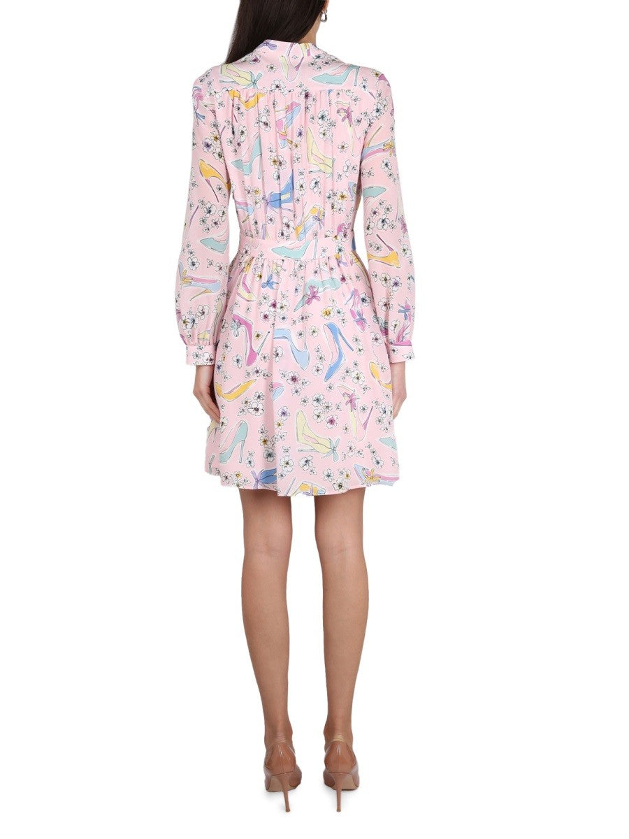 Boutique Moschino "HEELS AND FLOWERS" JURK