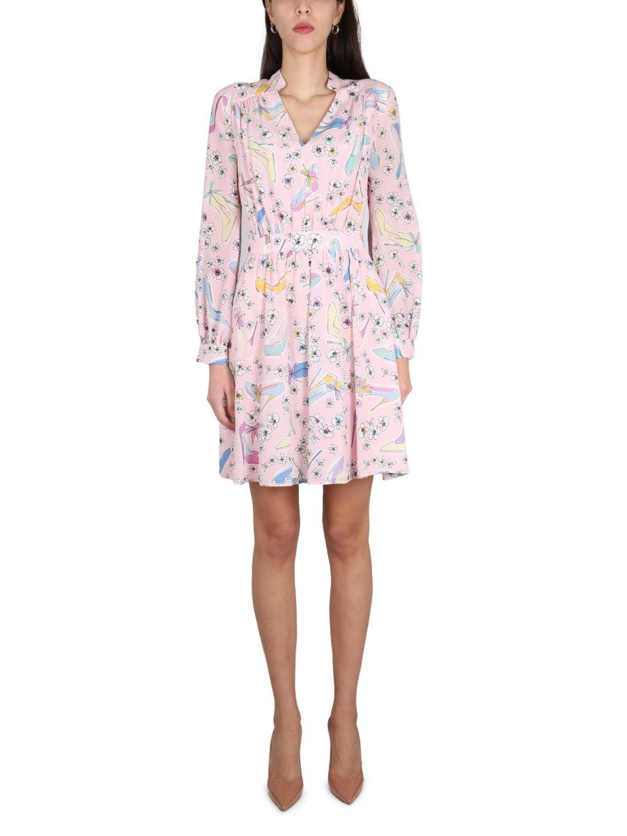 Boutique Moschino "HEELS AND FLOWERS" JURK