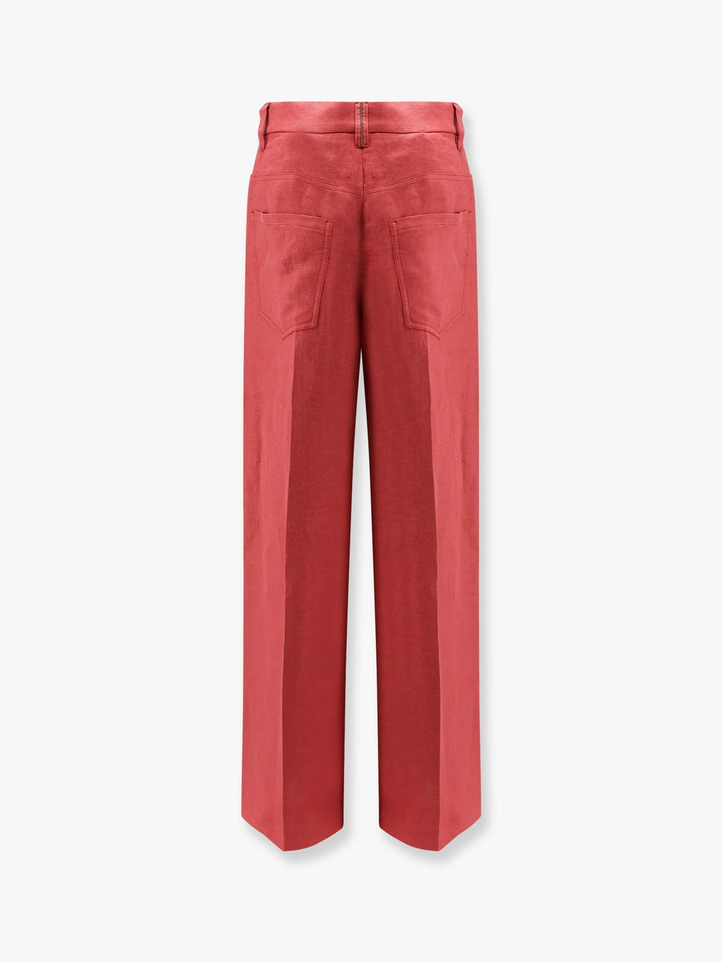 Brunello Cucinelli Παντελόνι από κάνναβη και λινό με λεπτομέρεια Monili