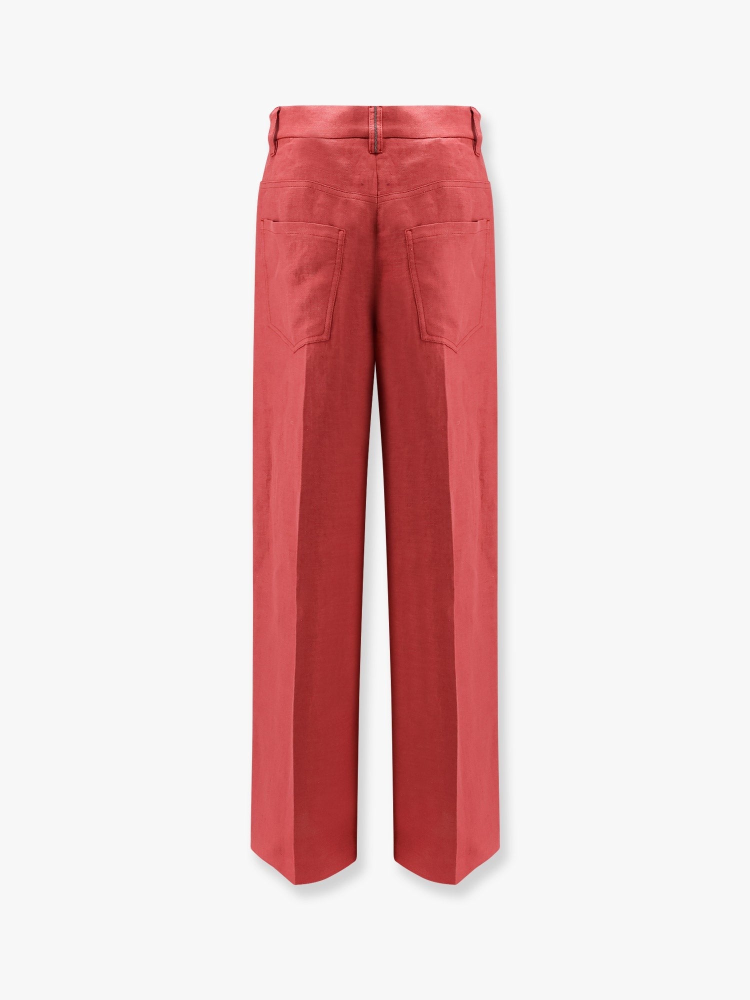 Brunello Cucinelli Hose aus Hanf und Leinen mit Monili-Detail