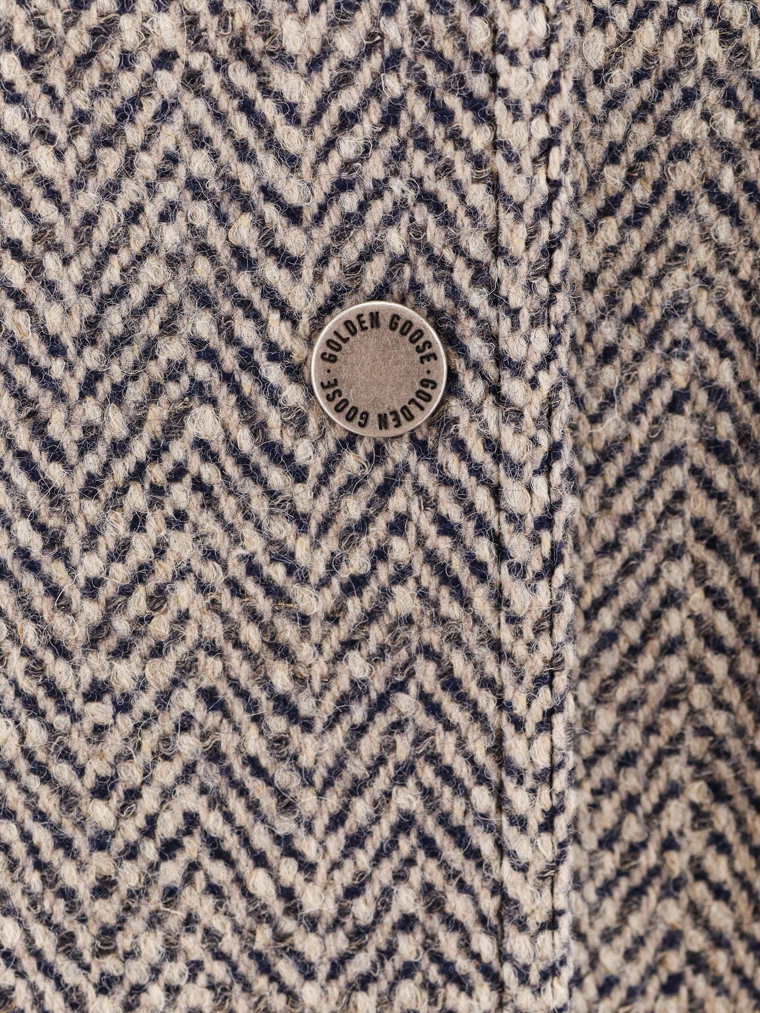 Golden Goose Deluxe Brand Veste en tissu à chevrons