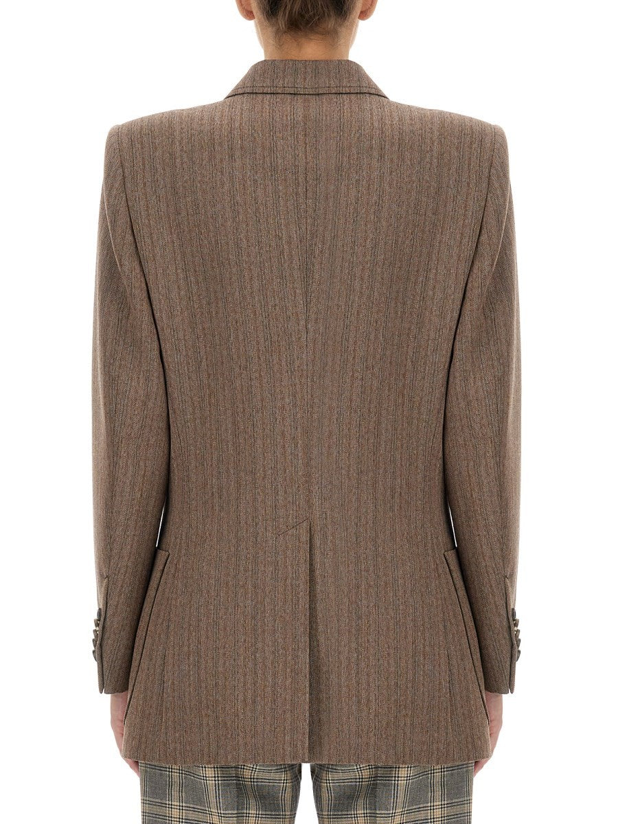 Gucci VESTE EN LAINE CHEVRON